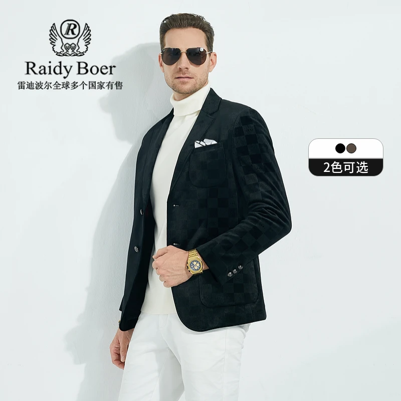 【灯芯绒+夹棉加厚】RaidyBoer雷迪波尔秋男士休闲西服外套2005