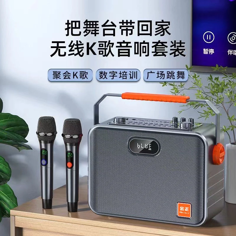 直播K歌声卡一体机蓝牙音箱广场舞音响便携式手提大功率专业唱歌