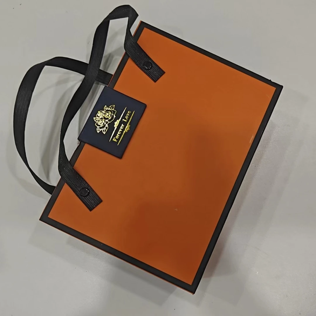 橙色时尚创意礼盒