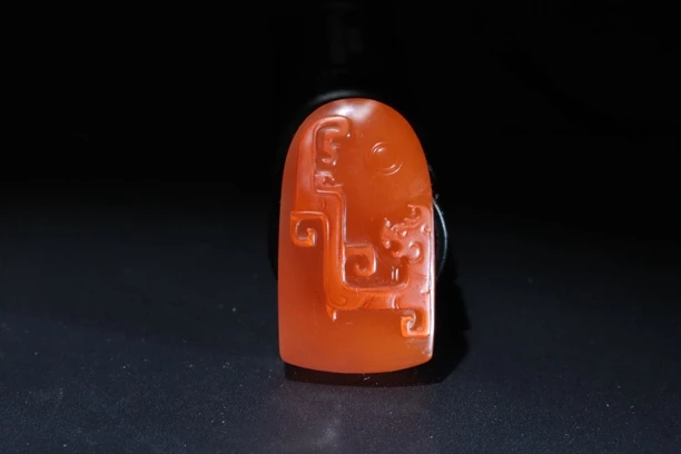 原矿南红联合仿古龙