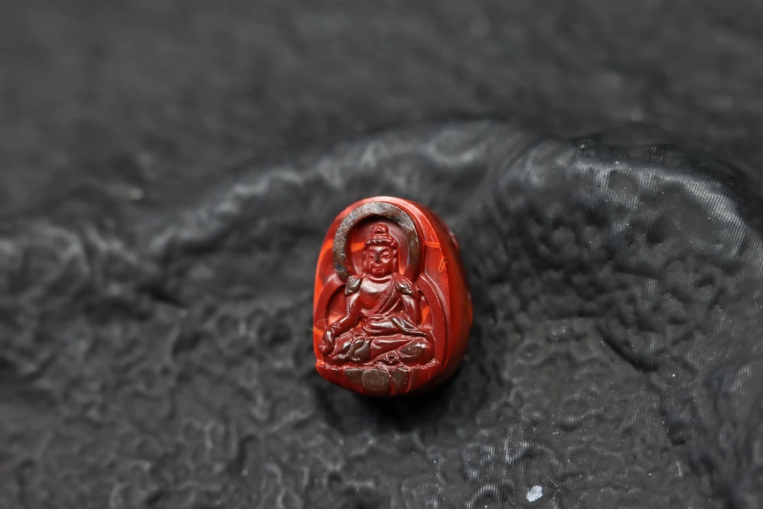 原矿南红九口包浆小背云