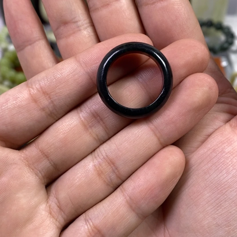 【闪购商品】蛇纹石玉戒圈未镶嵌可****蛙多样性随机发一