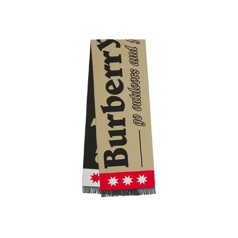 未使用 BURBERRY/博柏利 围巾情侣款秋冬礼物送手提羊毛围巾
