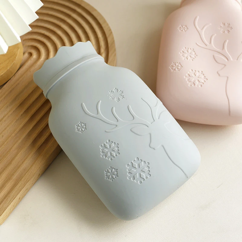 【1100ml特大号】可以微波炉加热的热水袋 高货硅胶材质 免换水