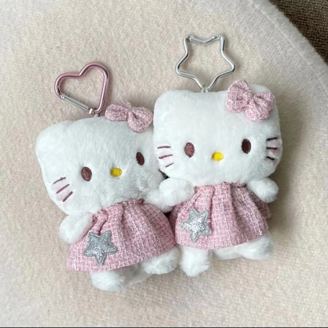 hellokitty挂件毛绒玩具女生kitty猫挂件书包背包可爱公仔钥匙扣