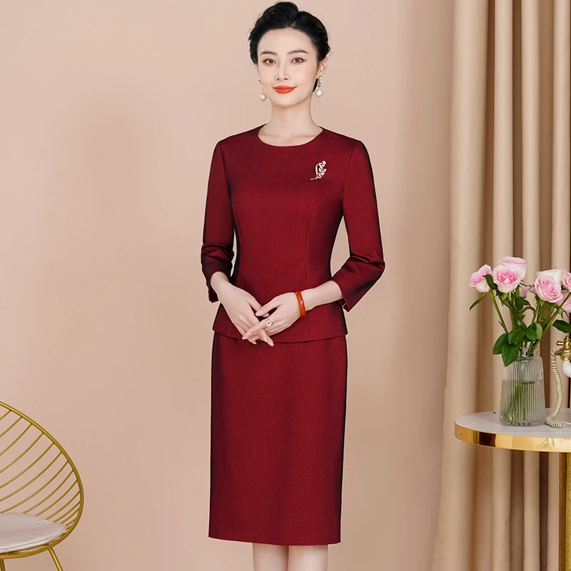 喜婆婆喜妈妈婚宴礼服时尚气质套装丈母娘衣服高档婚庆春秋