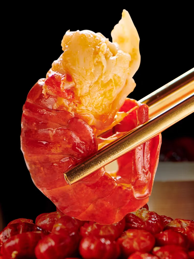 新鲜无冰整箱龙虾尾活虾现剥每斤约90-100粒海鲜鲜活水产小龙虾