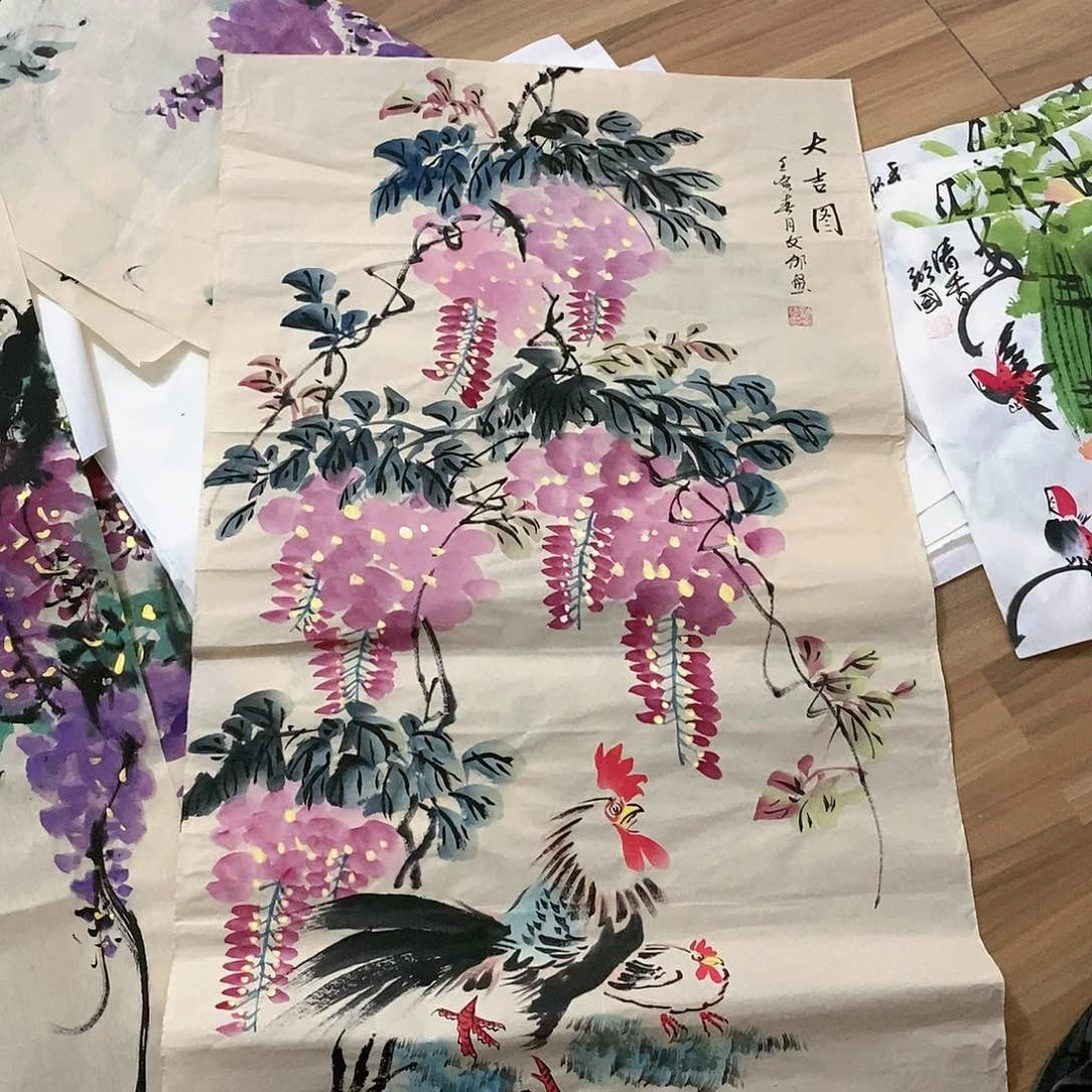 山水花鸟人物动物画