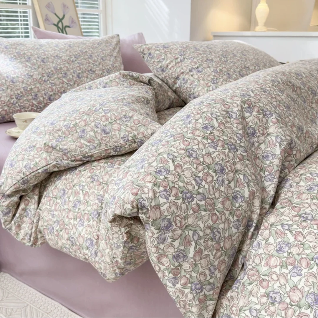 新疆包邮  100%精梳棉单双被套 高级简约时尚家用（浩