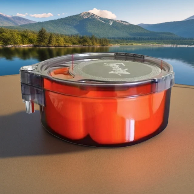 新款强磁拉饵盘 无地插  无卡扣（图案随机发）双层 磁性  通用大号