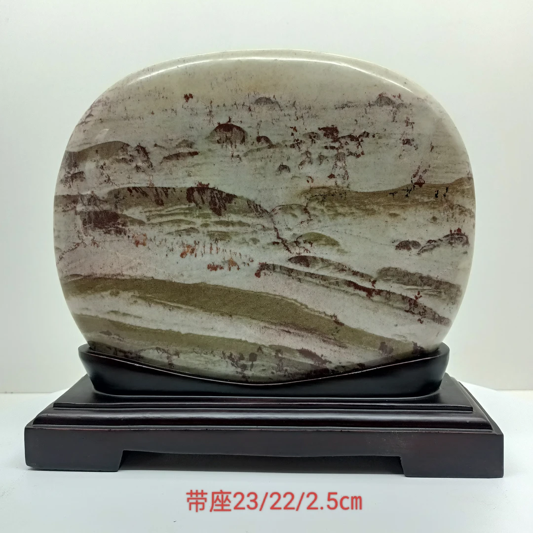 清江奇石画面石《层林尽染》