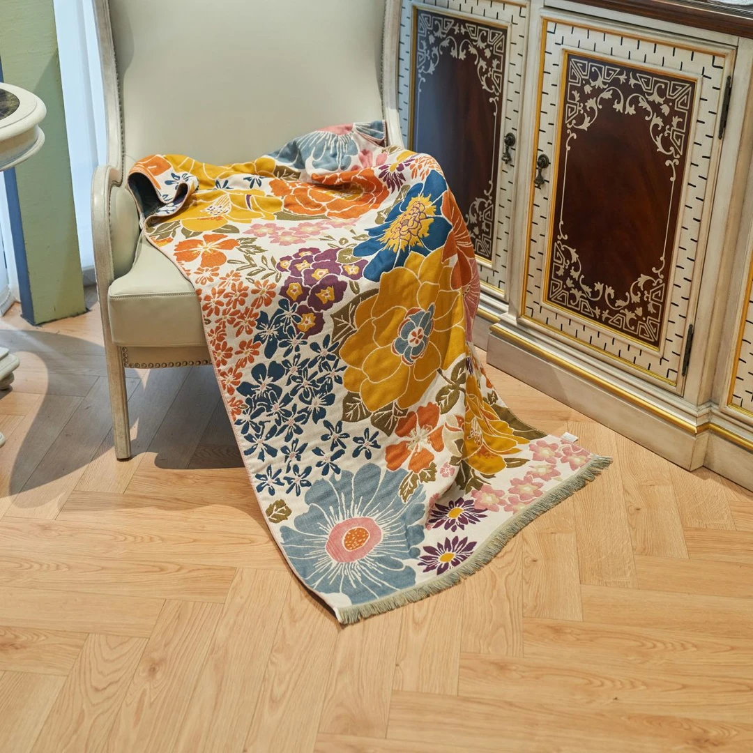 新款纯棉男女款家用吸水浴巾五层纱布超柔软亲肤舒适宿舍洗澡