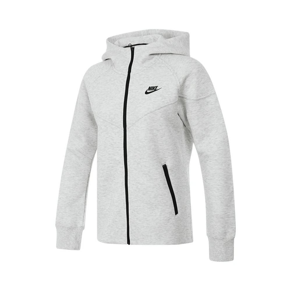 NIKE耐克女子NSW TCH FLC WR FZ HDY运动休闲连帽外套FB8339-013