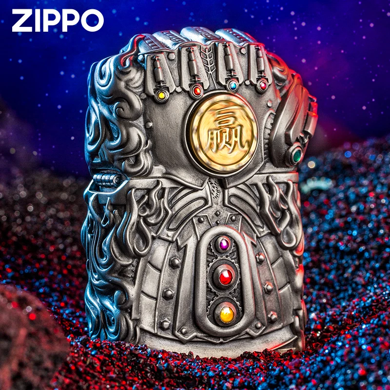 zippo正品打火机行楷宝石手套霸气手套男士防风打火机DY9802TJ