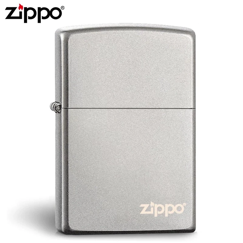 zippo打火机正品镀铬磨砂205经典款光板原装防风打火机DY9802US