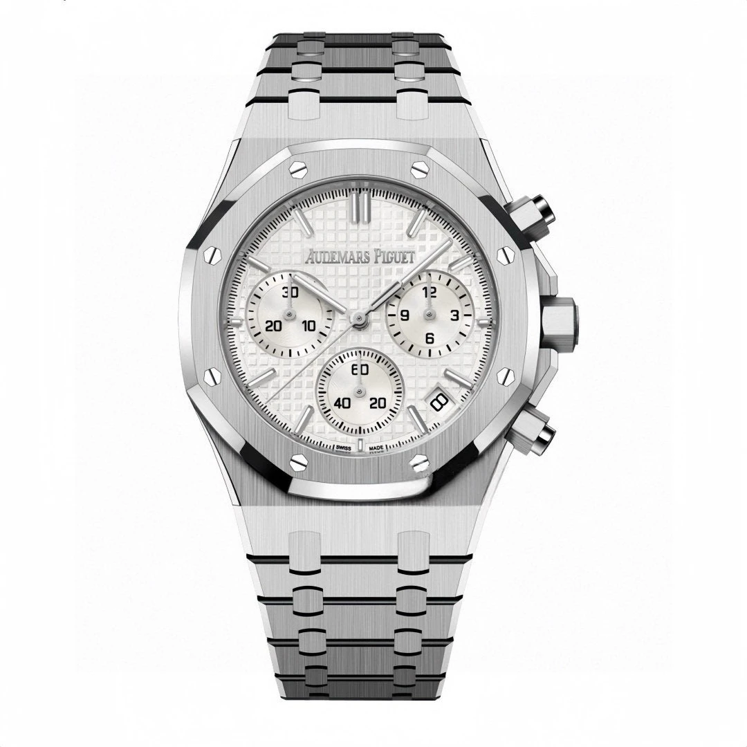 全新未使用 AIPE/爱彼 睿时名表25年全套26240白盘 表径41mm 男士