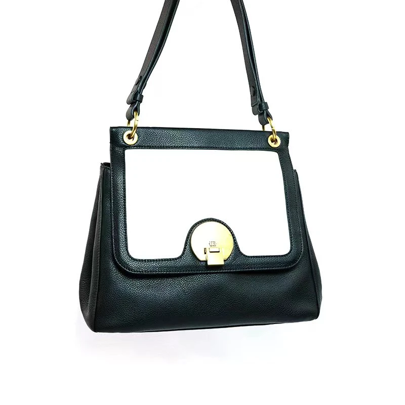 2024新款时尚简约优雅牛皮单肩斜跨包20C0535、0280