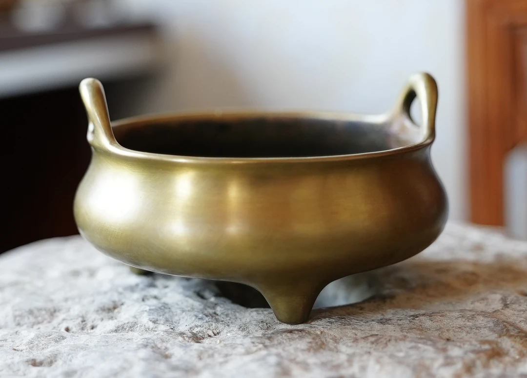 九八冲纯手工仿古宣德炉室内香道焚香薰香炉