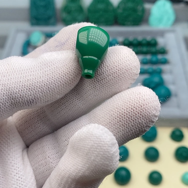 【闪购商品】科技松石膏制品卡12三通 老油绿色系 50放漏