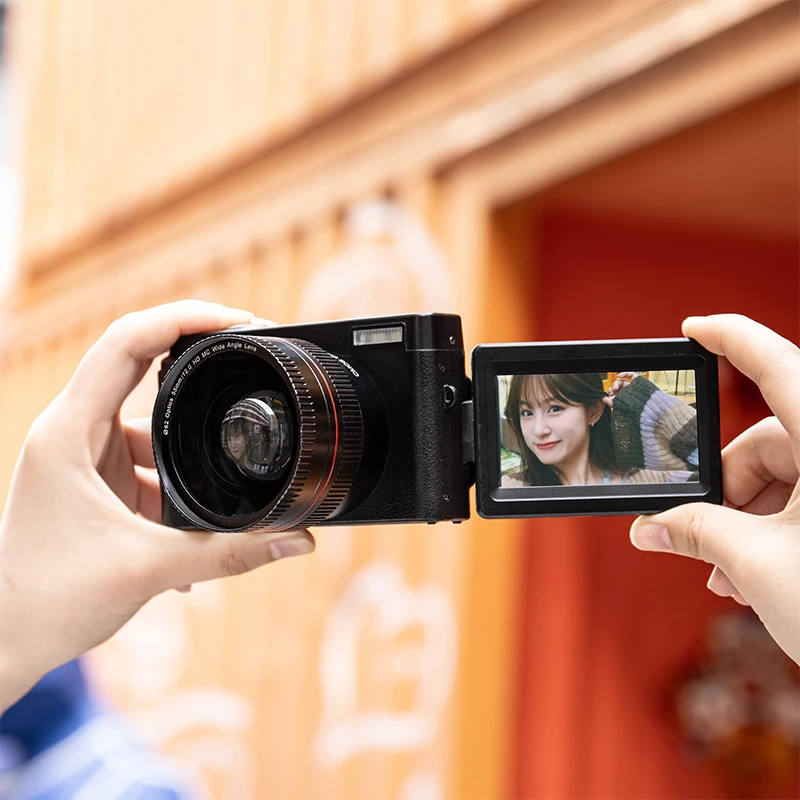 松典数码相机学生自拍摄影美颜入门小型高清vlog照相机新手