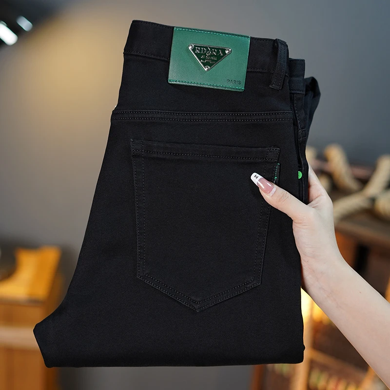 迪兔牛男士牛仔裤春夏款韩版修身百搭宽松直筒弹力新款休闲裤男款