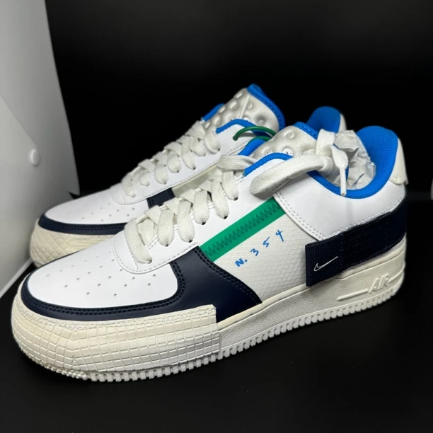 42.5码/全新/Nike 空军一号 低帮白蓝男款