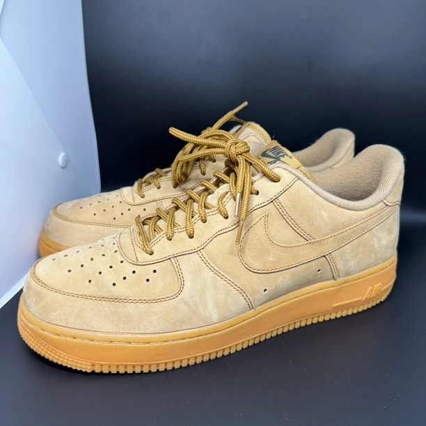 44.5码/95新/Nike 空军一号 小麦色 低帮男款板鞋 公价1799