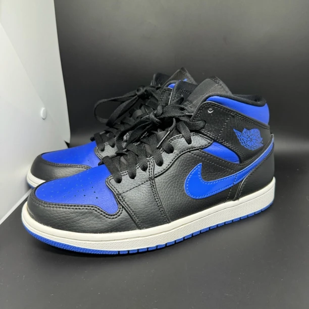 40.5码/二手/aj1 黑蓝 中帮 复古篮球鞋板鞋 男款