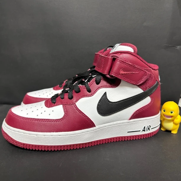 全新41码 /Nike 空军一号 黑红 中帮板鞋 休闲鞋 假一赔四