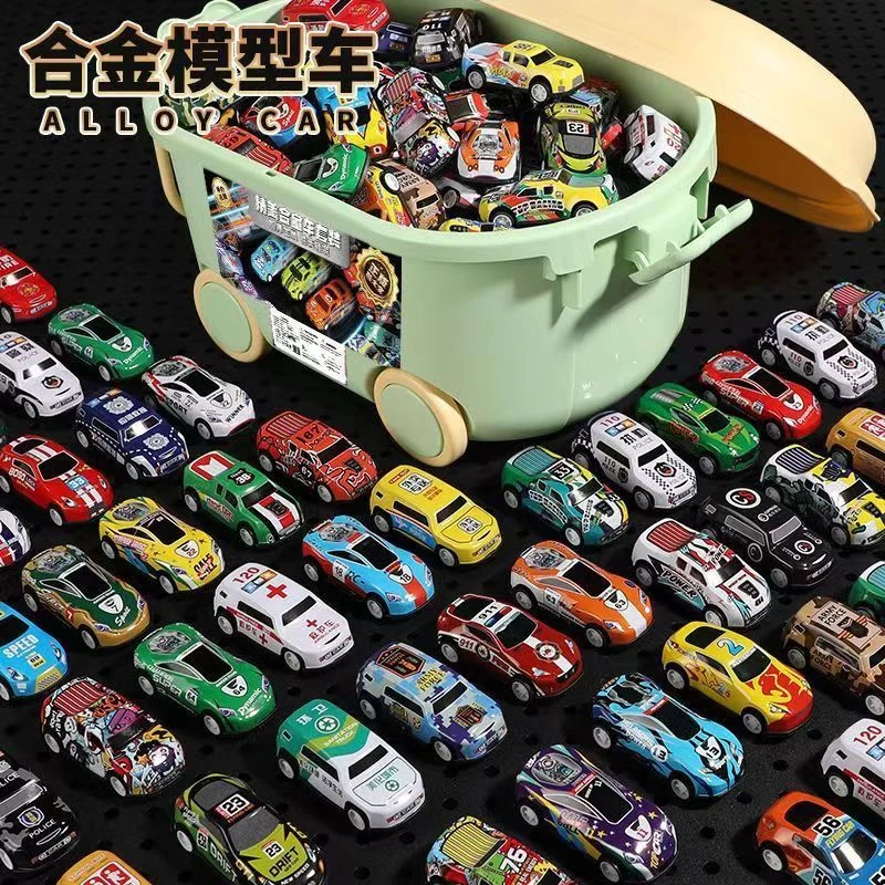儿童玩具回力车金属益智小汽车惯性网红款赛车
