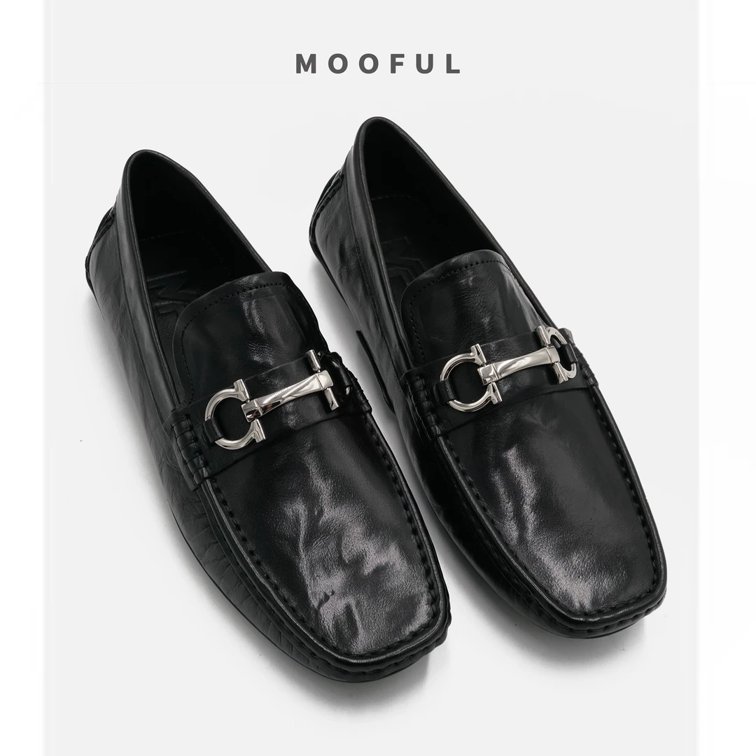 「经典驾车鞋」MOOFUL牟夫休闲时尚百搭超轻超软豆豆鞋D6236