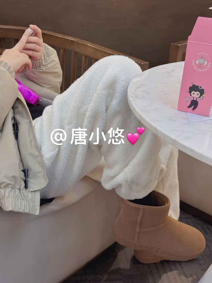 唐小悠 童装定制款 上新2024小悠同款 东大门新款 暖暖裤