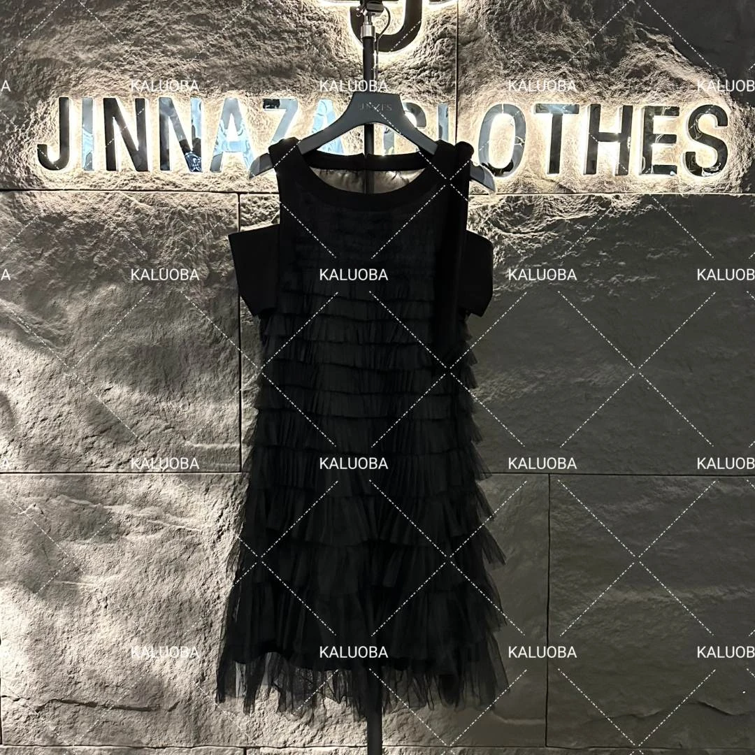 【原创大码设计师款】新款露肩气质大码时尚连衣裙3682#