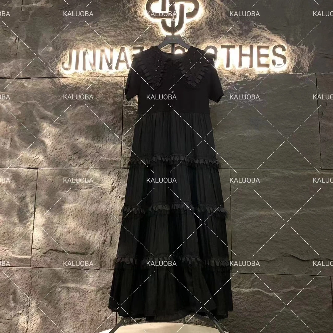 【原创大码设计师款】亮片轻奢显瘦气质短袖大码连衣裙子3794#