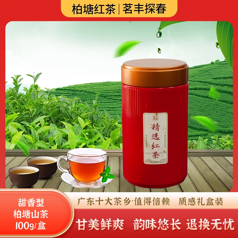 柏塘山茶博罗小叶浓香型广东惠州原产客家手工炒青绿茶赠人安茶