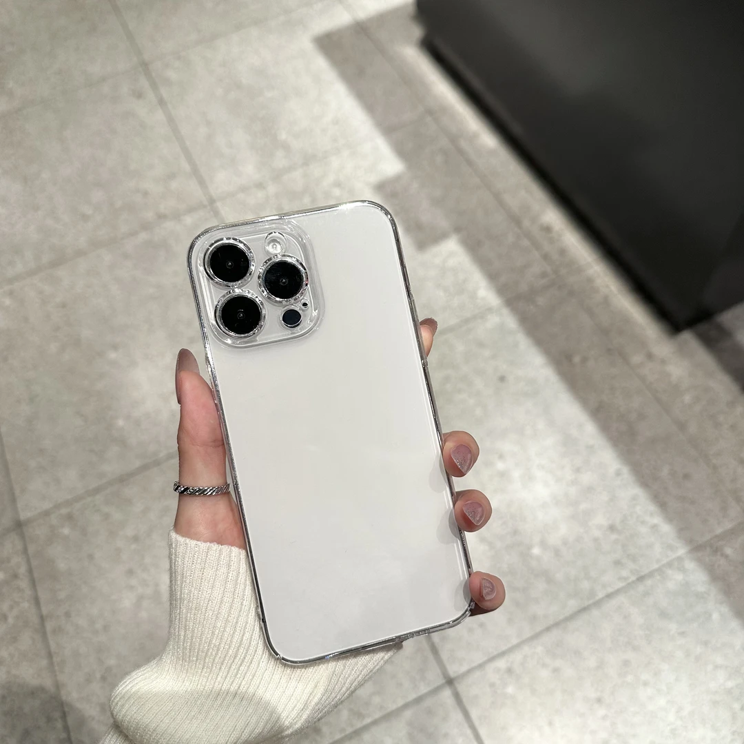 爆款不发黄苹果15plus手机壳11防摔硬壳iPhone14promax全包透明xs