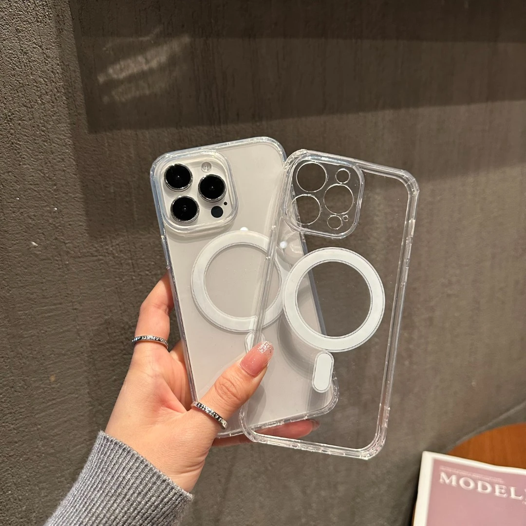 苹果14手机壳Magsafe磁吸防摔iphone15pro max透明12防摔13全包11