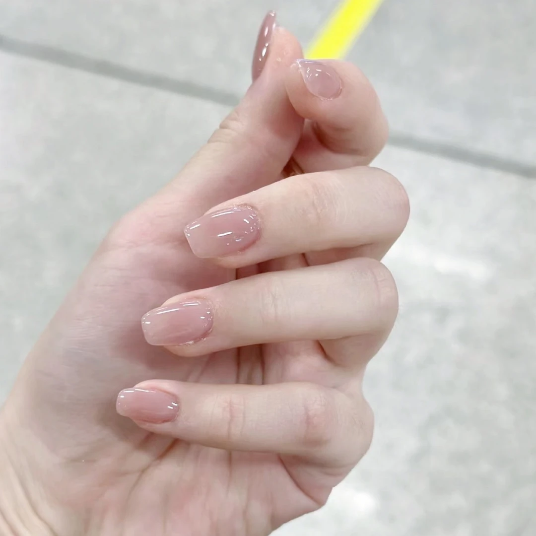 【短方】嬛嬛同款 穿戴甲美甲贴片可拆卸手工指甲贴片24片装基础款