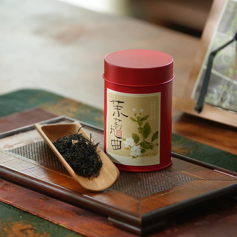 草木茶社 2024茉莉九曲  非遗传承人制作  杭州特色红茶