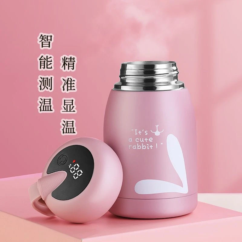 网红学生冬天保温杯304不锈钢水杯创意迷你简约可爱便携小巧大肚