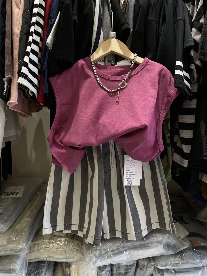 儿童舒适休闲无袖背心