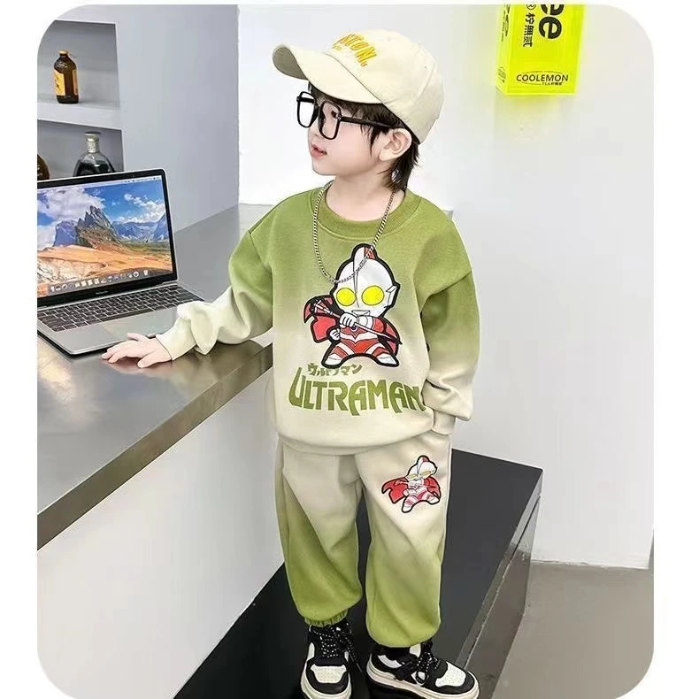 奥特曼帅气儿童春秋运动套装男童秋季装炸街休闲韩版男孩秋款衣服