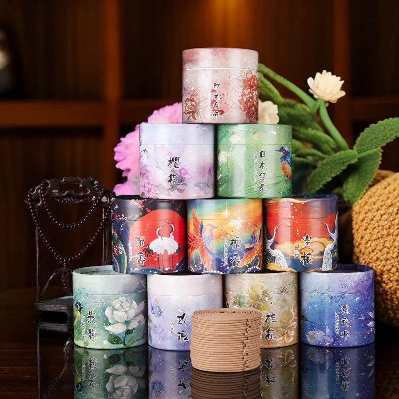 【兰亭】（花香盘香）4小时48盘室内薰香净化空气酒店卫生除臭去味