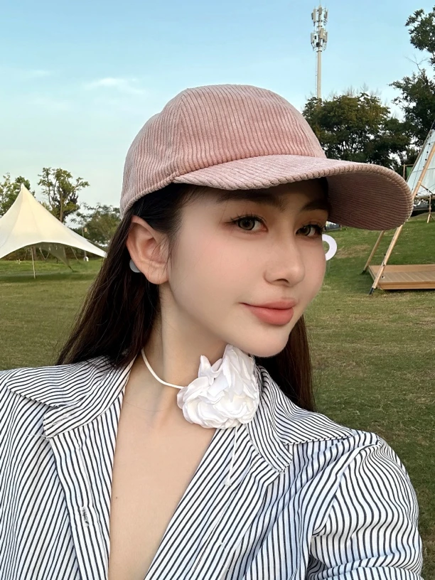 Olymm夏秋棒球帽韩版休闲复古遮阳帽子大头围时尚网红日系鸭舌帽