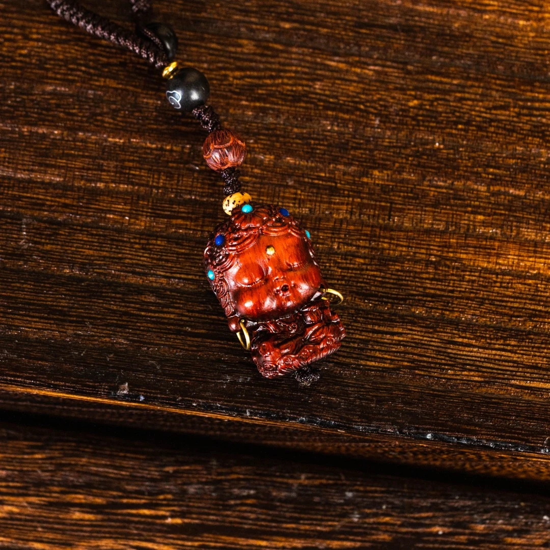 【城丽】手工雕刻宝宝度母编织钥匙扣挂件/个FL-1540