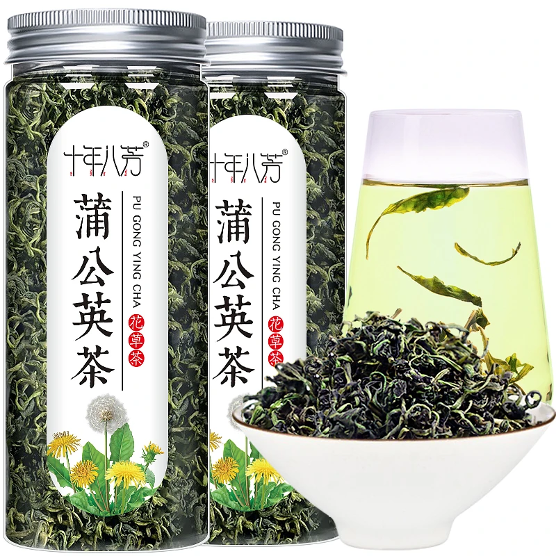 严选蒲公英茶婆婆丁茶泡水新鲜罐装蒲公英叶干货花茶夏日冲泡饮品