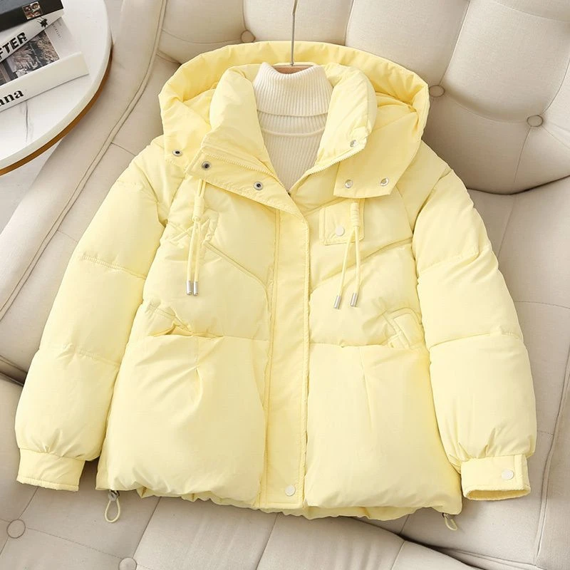 羽绒服女2023新款冬季外套韩版宽松羽绒服港风羽绒服短款面