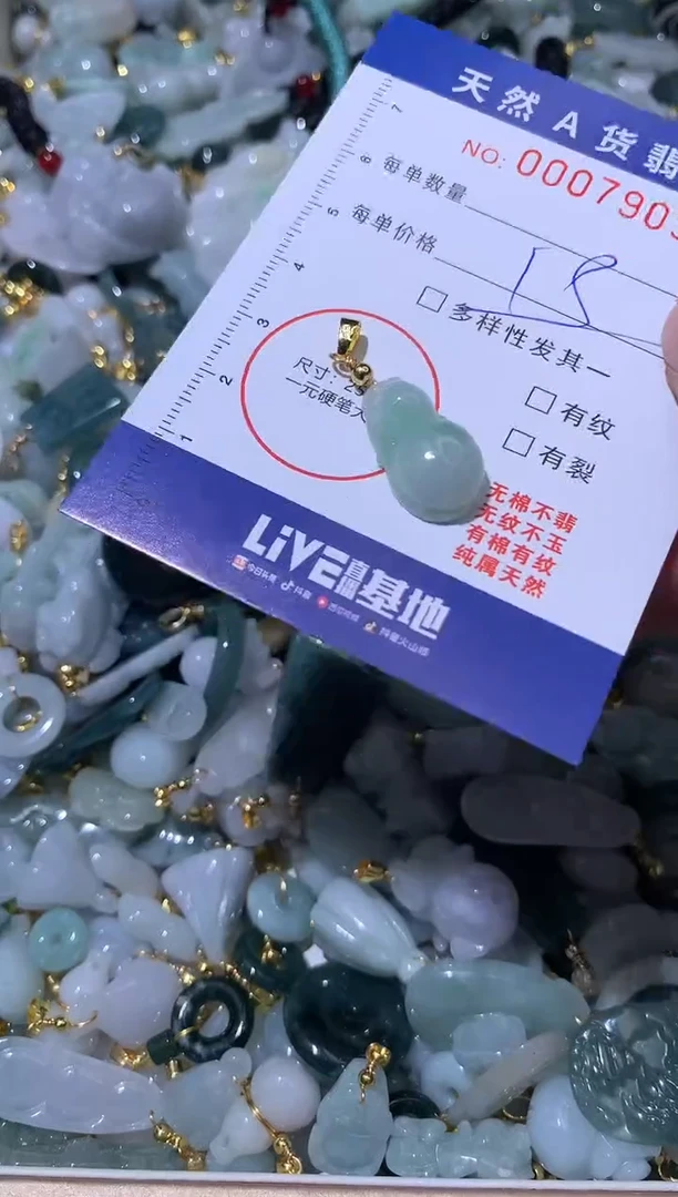 【闪购商品】翡翠颈饰未镶嵌00007903