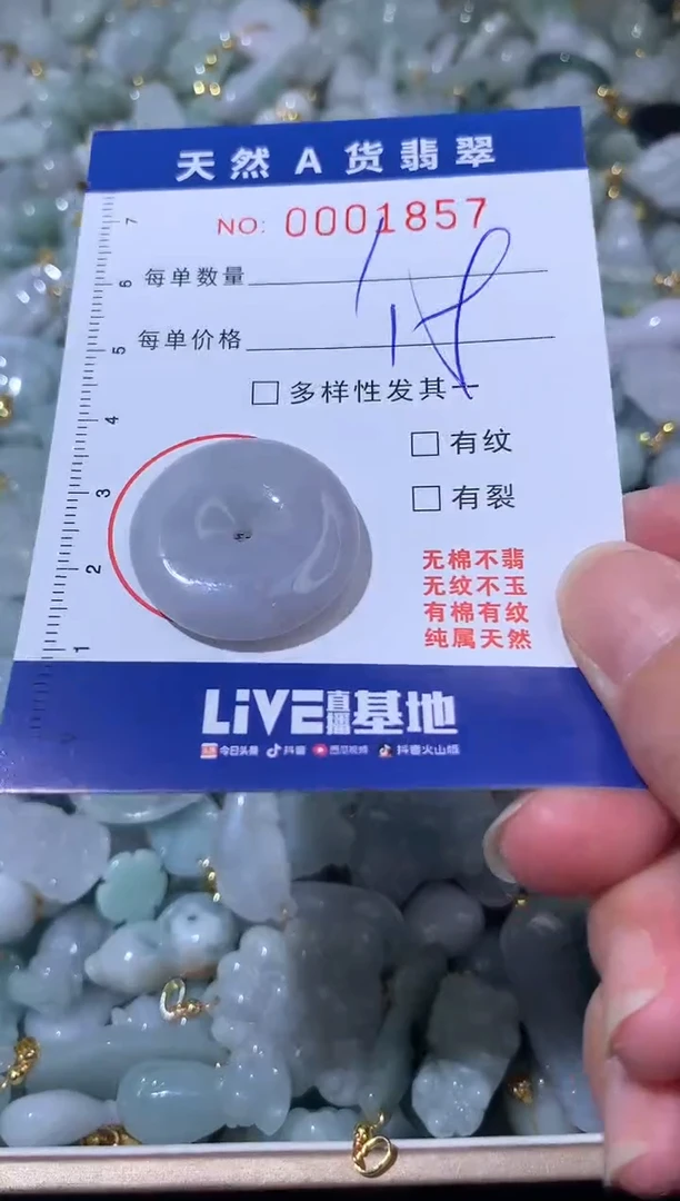 【闪购商品】翡翠颈饰未镶嵌00001857