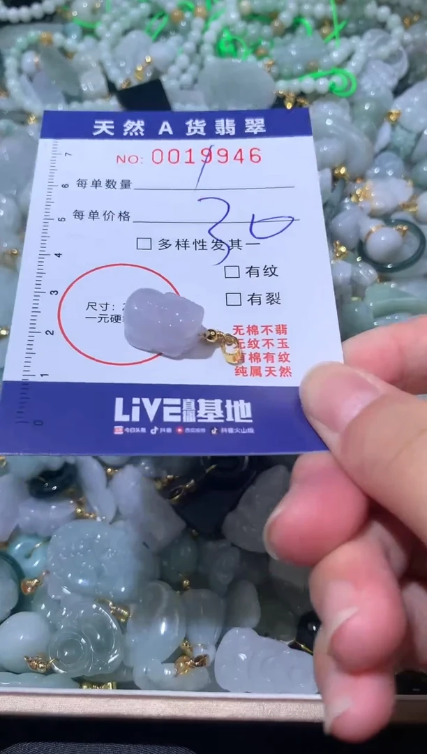 【闪购商品】翡翠颈饰未镶嵌00019946